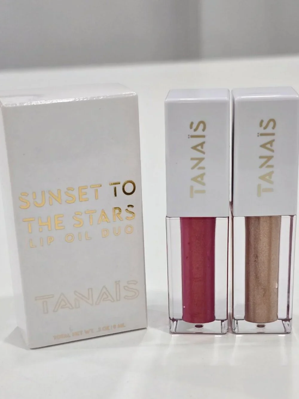 Tanaïs ✦ Sunset to the Stars ✦ Plumeria Petals Mahina Moon Lip Oil Duo Hydrating